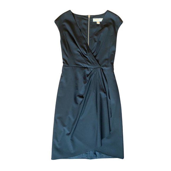 MICHAEL Michael Kors Black faux wrap dress - Picture 2 of 8
